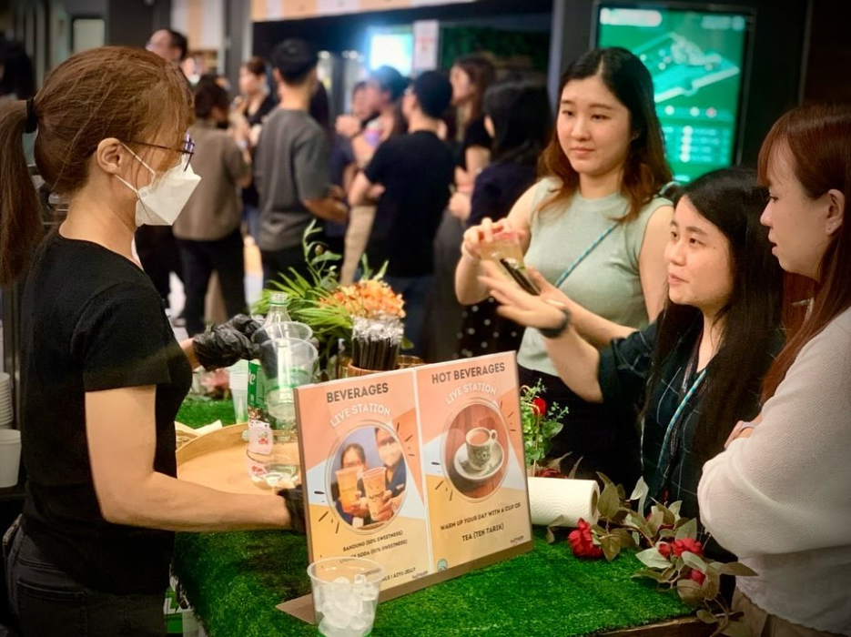Interactive Catering Stations